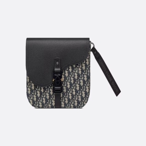 크리스찬디올 쇼핑백 풀셋 새들 A5 파우치 2ADCA442YKS_H27E