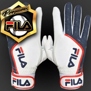 휠라 야구 배팅장갑 흰곤 FT3GVF9301XWN D2308