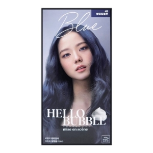 미쟝센 헬로버블 염색약 4B 웨일딥블루