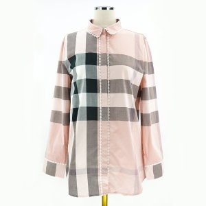 버버리 여자 레이스 셔츠 40503901 핑크 면 여성 추천