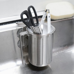 인블룸  스텐 손잡이형 숟가락불림통 거치대세트