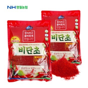 영월농협 2025 동강마루 햇 청결 고춧가루 비단초 1kg