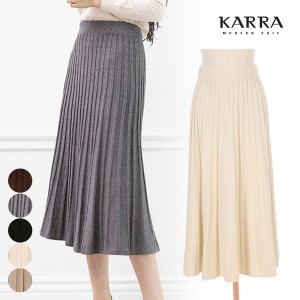 KARRA 마누엘니트플레어스커트_A3F0411