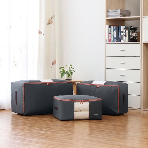 이 정리함 리빙박스 지퍼백 이 수납 압축팩 옷 패딩