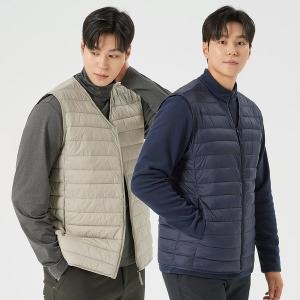 콜핑  KT04V722610M 퀼팅 레귤러핏 남자 겨울 초경량 패딩 조끼