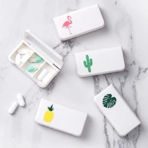 팝콘 휴대용 미니 약통 3칸