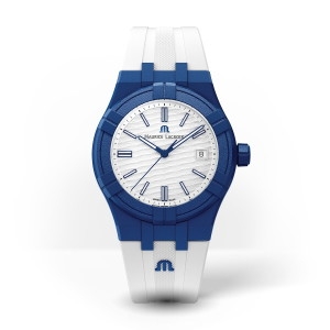 모리스라크로와 아이콘 TIDE 데이트 쿼츠 40mm 러버밴드 AI2008-BBB11-30