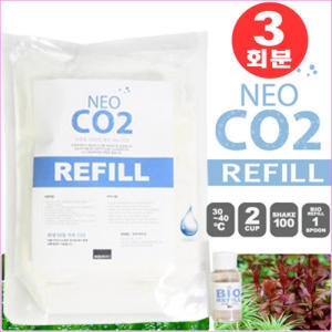 일급수  네오 Neo CO2 리필 대용량/3회분  자작 이산화탄소 발생기  /수족관용품 수초 저압 이탄 배송