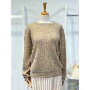 알파카 라운드넥 니트 티셔츠 SSB9NT19TB1