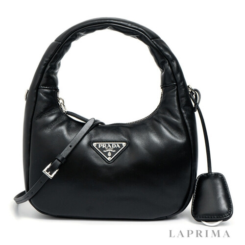 여성 프라다 소프트 패딩 나파 가죽 미니백_1BA384 2DYI F0002