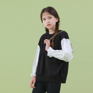 아이러브제이 A.제뉴어리 레이어드 맨투맨 티 JVFTO88