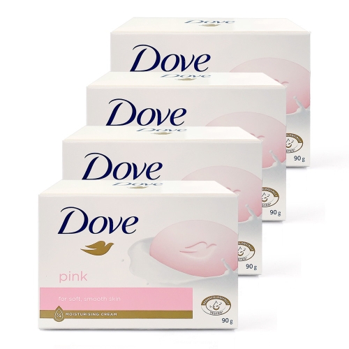 도브 뷰티바 핑크 비누 90g 4개