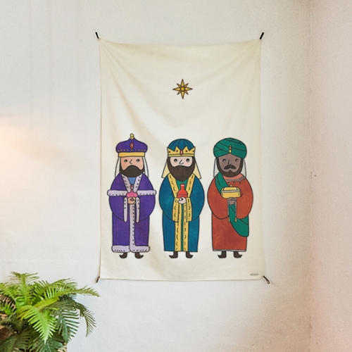 어번던스  크리스마스 일러스트 패브릭 포스터/ 가리개커튼 GM 445006 GM 445006_ 포스터 M