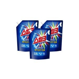 스파크 액체세제 일반드럼겸용 리필 2.6L x3개