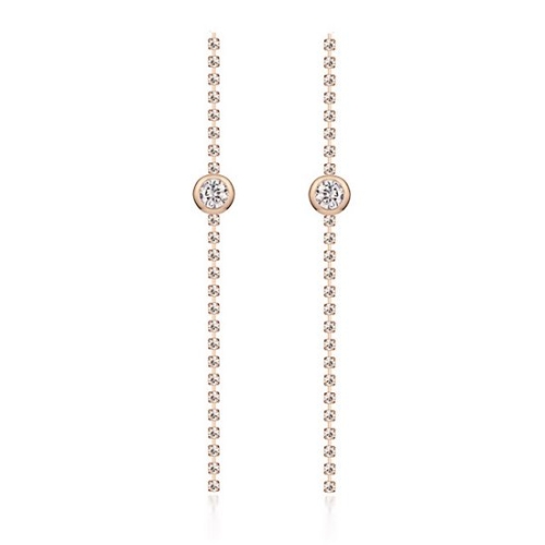 끄란느  큐빅 체인 귀걸이 C8EB047