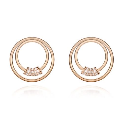 끄란느  라인 실버 귀걸이 C8EB022