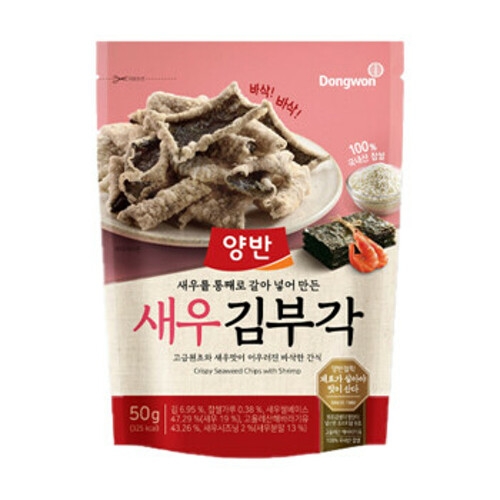 동원F&B  양반 새우 김부각 50g