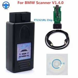 BMW  스캐너 1.4.0 코드 리더 1.4 OLD OBD2 잠금 해제 버전 진단 도구 품질
