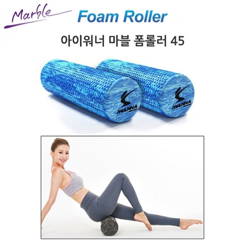 RT  홈트의 필수품 마블 폼롤러 45cm 블루 W93F6F4