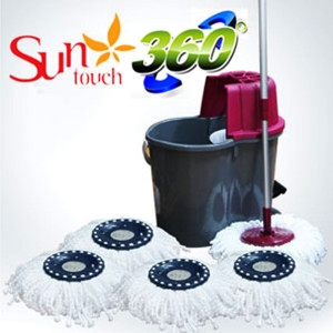 썬터치  통돌이 밀대 회전걸레 회전탈수 원형밀대/5장