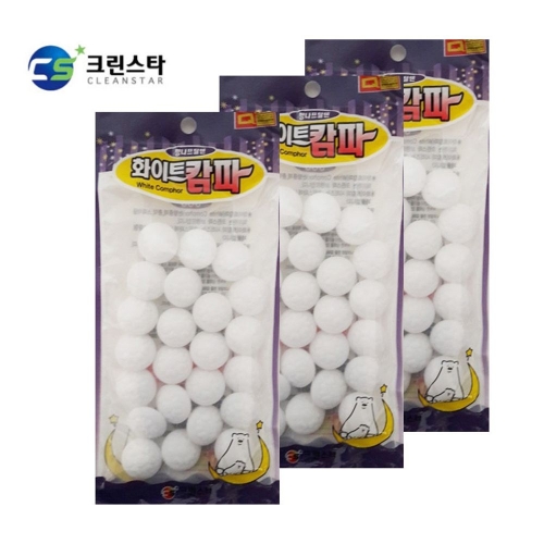 크린스타 향나프탈렌 방충제 303 화이트캄파 3포장 /화장실