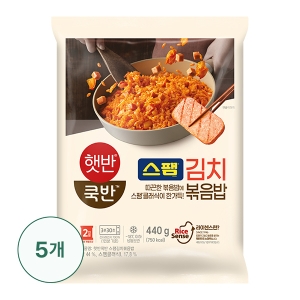 CJ제일제당  햇반 쿡반 스팸 김치 볶음밥 440g