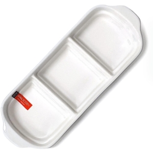 로얄 보덴 데일리 삼절 나눔접시 일자형 도자기 3절접시 4274