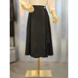 Ab.f.z 포인트 플리츠 3단 랩 스커트 ACX3QS32I