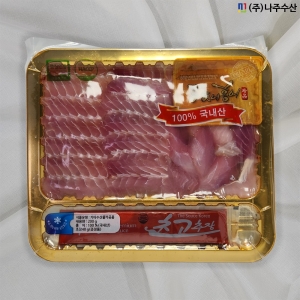 나주수산  영산포이가네홍어 모둠200g 진공 국산 중간삭힘