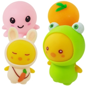 말랑이 귤+문어+옷입는 병아리 2종_1세트
