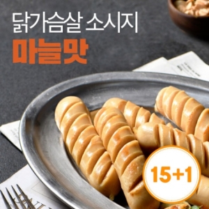 푸드나무 잇메이트 닭가슴살 소시지 마늘맛 100g [22개]