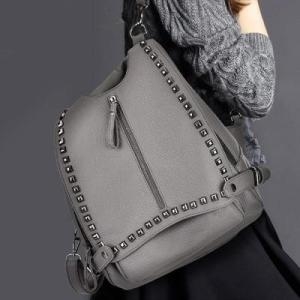 스터드 앤 지퍼포인트 숄더백팩 CH1420321