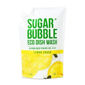 슈가버블 친환경주방세제 레몬크러쉬 리필 2L