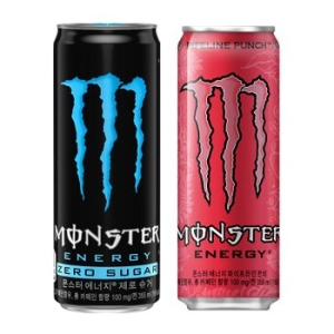 코카콜라음료 몬스터 에너지 제로 슈거 + 파이프라인 펀치 355ml