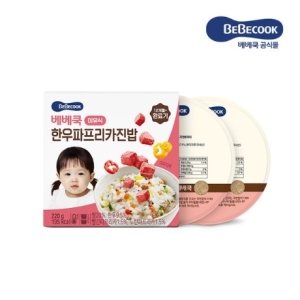 베베쿡 한우파프리카진밥 220g