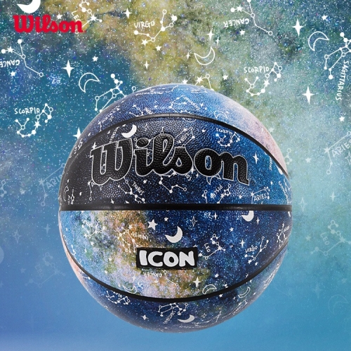 신형  NBA NCAA 윌슨 농구공 ICON 갤럭시 PU 7호 실내외 한정판 WZ2017002