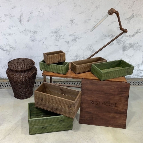 방부목 화분커버 우드화분  2호  33x13x11cm 방부목 화분커버 우드화분 2호 33 13 11cm