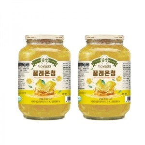 본비 유자청 2kg x 2개