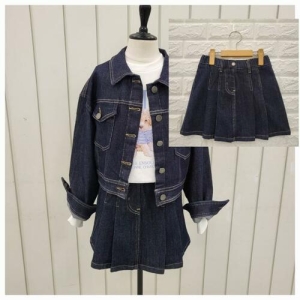 일로딜로 SH05 하프 플리츠 스커트 IDWH23W0Z