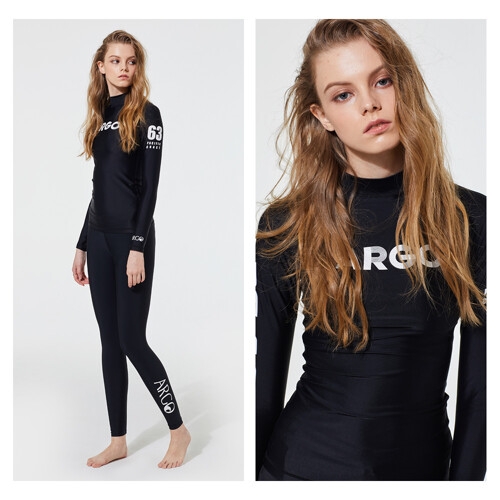아르고  여성 BALBOA 3pcs 래쉬가드 세트 (BALBOA-BK)