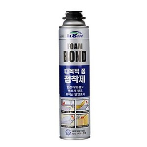 일신  우레탄 이지 다목적 폼 본드 접착제 석고보드 건타입 우레탄폼