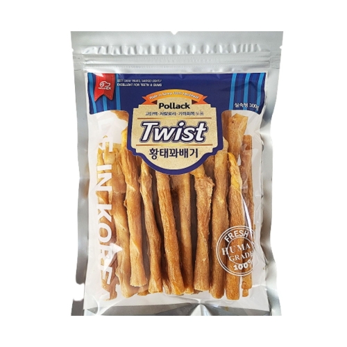 네츄럴EX 실속형 황태꽈배기 300g