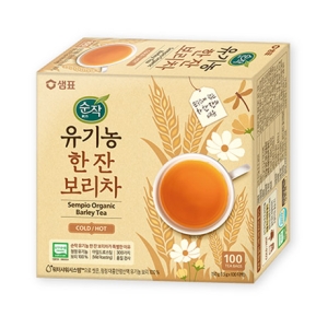샘표식품  순작 유기농 한잔 보리차 100개입