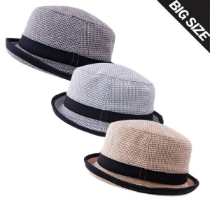 마메든 빅사이즈 큰 토리 포크파이 중절모 3c/2way 신사 모자 중년 남성 벙거지 Y22014
