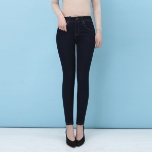 진마니아 허리스판 심플 데님 블루 스키니진 WNA-759