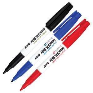 자바펜  자바 세필보드마카 낱색 1타 12입