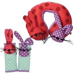 아가플러스 뱅온더도어 토끼목베게 + 토끼어깨벨트패드 차량용품