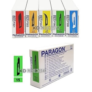 파라곤 멸균 메스날 100개입 사이즈 NO.15 메스 칼