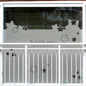 제제데코  창문시트지 유리시트지 / 컷팅 L-A 트윙클 스타01