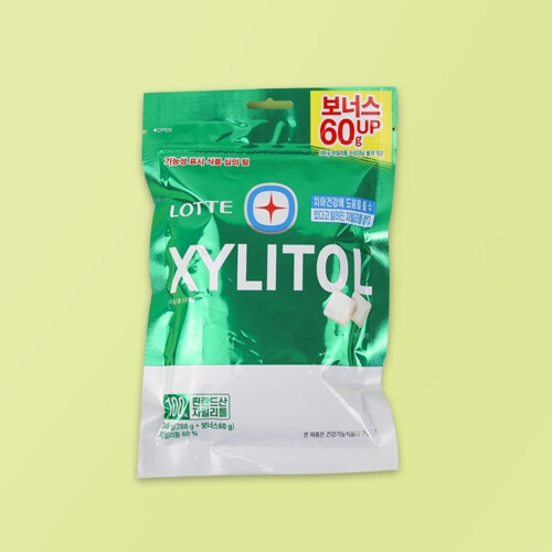 롯데제과  자일리톨 오리지널 리필 348g